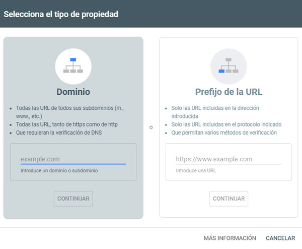screenshot Google Search Console